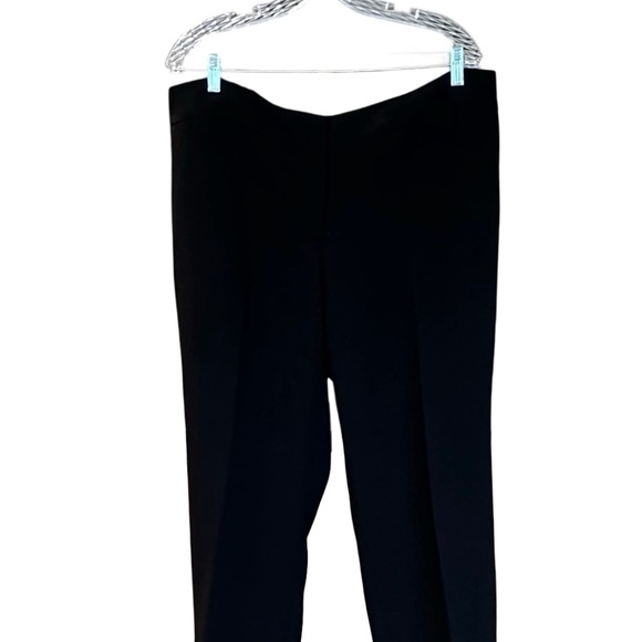 Talbots Signature Woman Lightweight Black Flowy Dress Pants 18W - Picture 8 of 13